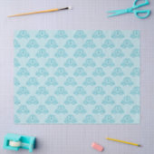 Papier de soie pour voitures bleu bébé (Artisanat)
