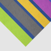 Papier de soie rayé coloré (Détail)