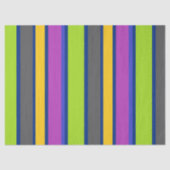 Papier de soie rayé coloré (Recto)