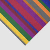 Papier de soie rayé coloré (Détail)