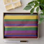 Papier de soie rayé coloré (Cadeau)