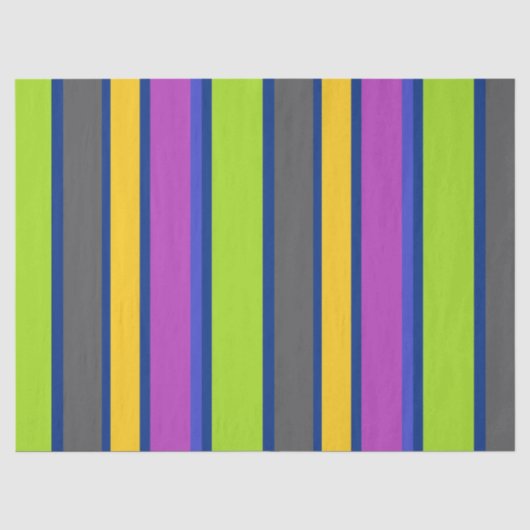 Papier de soie rayé coloré (Recto)