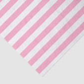 Papier de soie rayé de rose et blanc de soie (Détail)