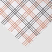 Papier de soie rayé noir et orange (Détail)