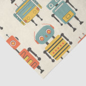 Papier de soie Robots Rétro (Détail)