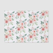 Papier de soie rose aquarelle  (Recto)