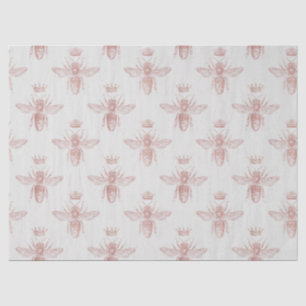 Papier de soie Rose Gold Bee Series Design 2