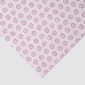 Papier de soie rose mignon patte de chat (Détail)
