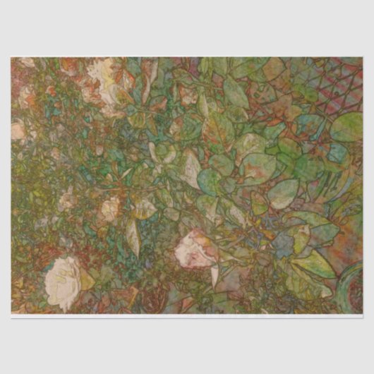 Papier de soie Roses (Recto)