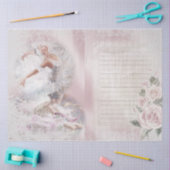Papier de soie série Ballet Romace Design 6 (Artisanat)