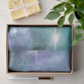 Papier de soie série Blue Galaxy Design 7 (Cadeau)