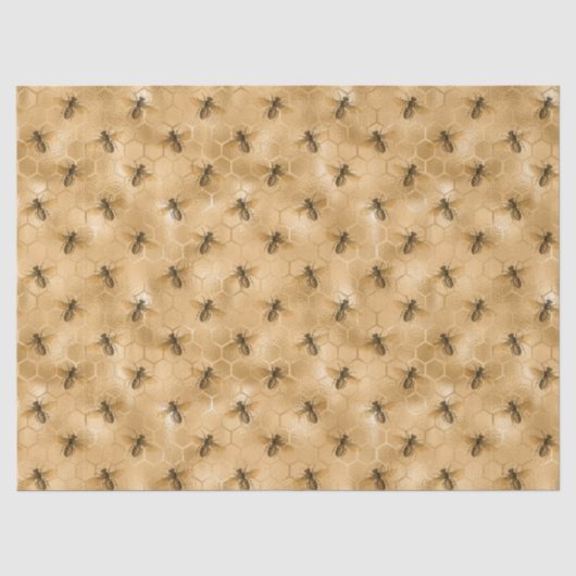 Papier de soie série Honey Bee Design 13 (Recto)