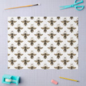 Papier de soie série Tea Garden Bee Design 13 (Artisanat)