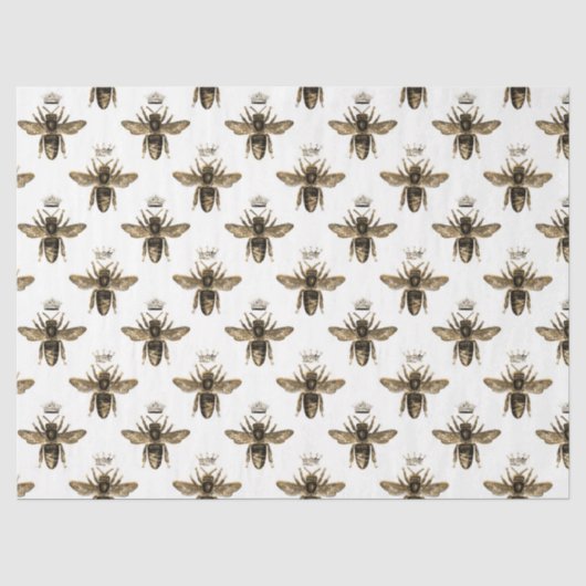 Papier de soie série Tea Garden Bee Design 13 (Recto)
