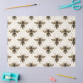 Papier de soie série Tea Garden Bee Design 14 (Artisanat)