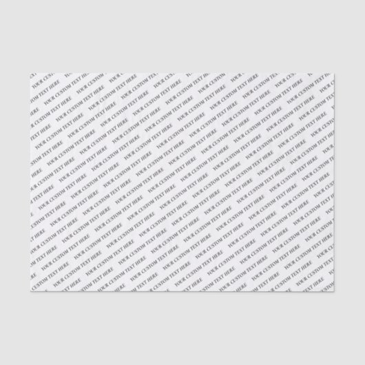 Papier de soie sur mesure minimal noir et blanc av (Recto)