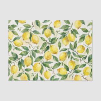 Papier de soie thème citron