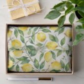 Papier de soie thème citron (Cadeau)