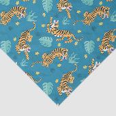 Papier de soie Tigre Bleu (Détail)