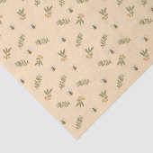 Papier de soie vert miel pastel pour amandes (Détail)