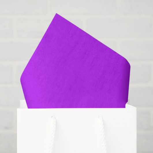Papier de soie violet néon (Sac cadeau)