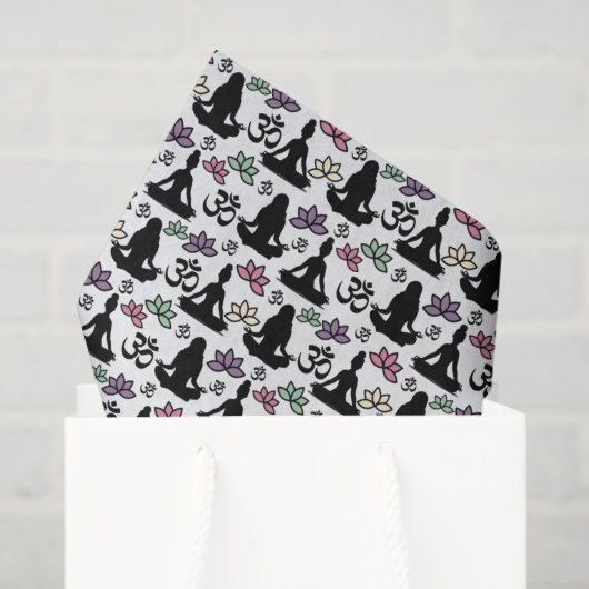 Papier de soie Yoga (Sac cadeau)