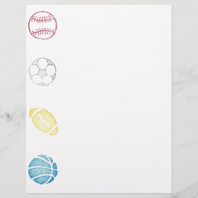 Papier de sport #3 (Devant)