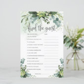 Papier De succulentes verdure fleurie trouvent le jeu (Debout devant)