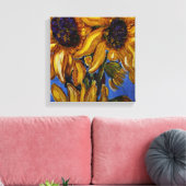 Papier de toile enveloppé de tournesol (Insitu(Salon))