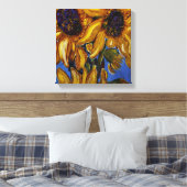 Papier de toile enveloppé de tournesol (Insitu(Chambre))