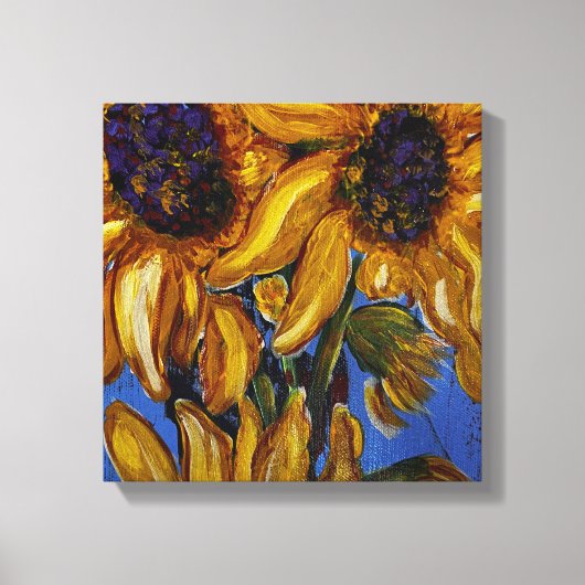 Papier de toile enveloppé de tournesol (Recto)