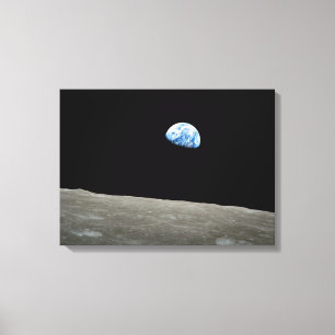 Papier de toile enveloppé Earthrise 16" x 22"