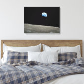Papier de toile enveloppé Earthrise 16" x 22" (Insitu(Chambre))