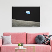 Papier de toile enveloppé Earthrise 16" x 22" (Insitu(Salon))