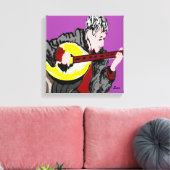 Papier de toile / Joueur Bouzouki (Insitu(Salon))