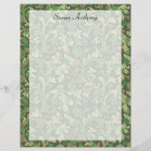 Papier de treillis de croissance de l'Ivy vert Vin (Devant)