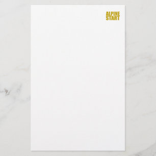 Papier Début alpin (Topo)