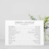 Papier Début de la conversation de l'heure du cocktail bi (Debout devant)