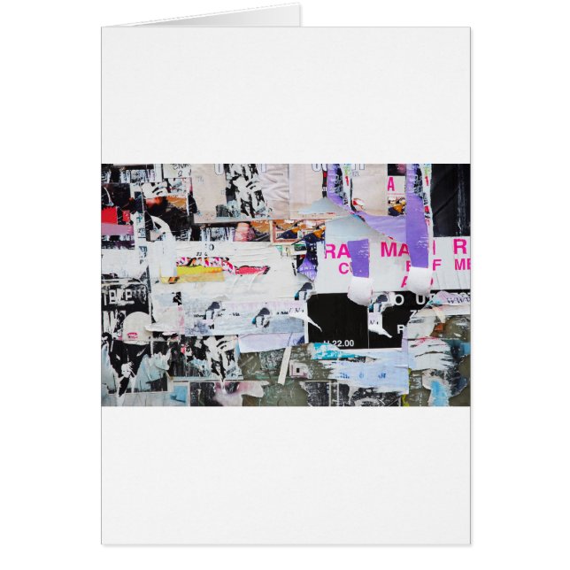 Papier déchiré par style de Banksy de mur de (Devant)