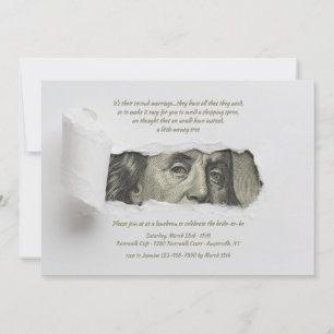 Papier déchiré Révélant Invitation de facture de d