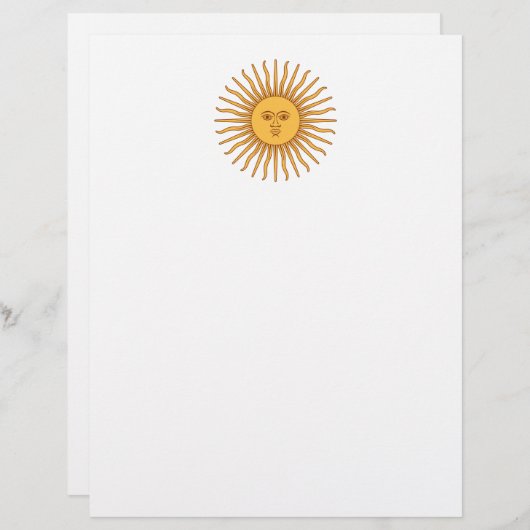 Papier Décor Icon Sun (Devant / Derrière)