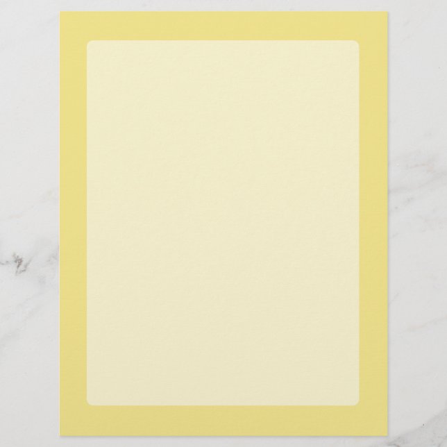 Papier Décor pastel jaune accent doux prêt à customiser (Devant)