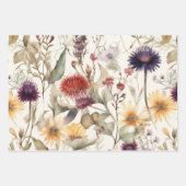 PAPIER DÉCORATIF DE DÉCOUPAGE FLEUR SAUVAGE SÉCHÉ (Devant)