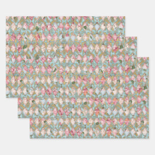 PAPIER DÉCORATIF DE DÉCOUPAGE FLORALE CONTEMPORAIN