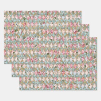 PAPIER DÉCORATIF DE DÉCOUPAGE FLORALE CONTEMPORAIN