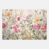 PAPIER DÉCORATIF DÉCOUPABLE fleur sauvage SET (Devant 2)