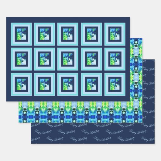 Papier décoratif Feuilles de papier à envelopper (Lot)