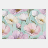 PAPIER DÉCORATIF FLORAL DE PRINTEMPS EN COULEUR D' (Devant 3)