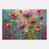 PAPIER DÉCORATIF FLORAL VIBRANT (Devant 3)