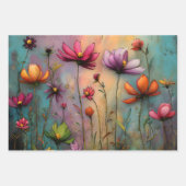 PAPIER DÉCORATIF FLORAL VIBRANT (Devant 2)